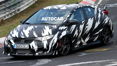 тестовый прототип Honda Civic Type R