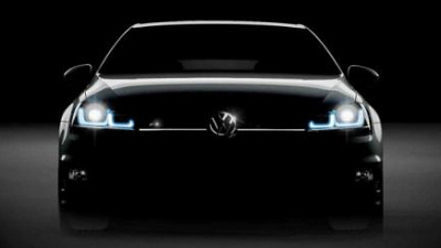 тизер Volkswagen Golf R