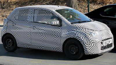 тестовый прототип Citroen C1 тестовый прототип Citroen C1