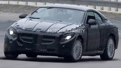 тестовый прототип кабриолета Mercedes-Benz S-Class 