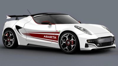компьютерный рендер Abarth Speedster