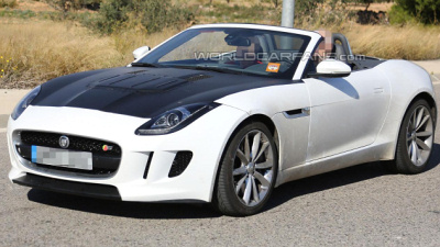 тестовый прототип Jaguar F-Type 