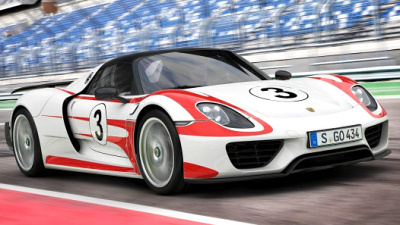 Porsche 918 Spyder с пакетом Weissach