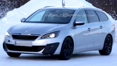 тестовый прототип Peugeot 308 SW GTI