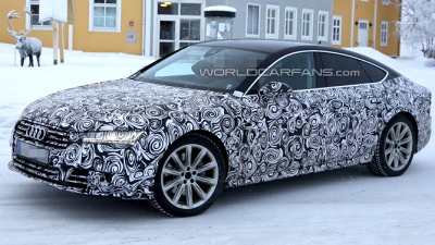 тестовый прототип обновленного Audi A7