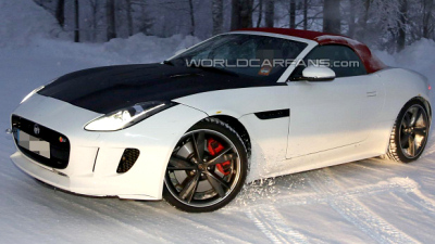 тестовый прототип самого доступного Jaguar F-Type 