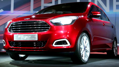 прототип седана Ford Figo прототип седана Ford Figo