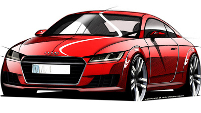 эскиз нового Audi TT