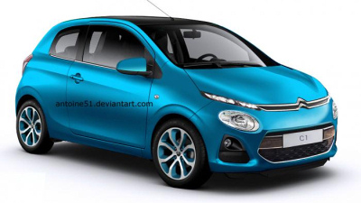 предполагаемая внешность нового Citroen C1