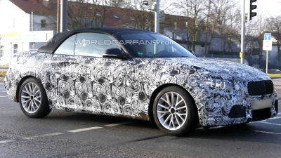 шпионская фотография кабриолета BMW 2-Series
