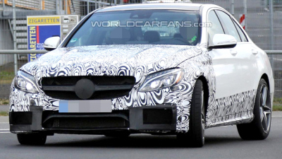 тестовый прототип Mercedes-Benz C63 AMG 