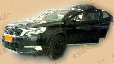 шпионская фотография Citroen DS X7