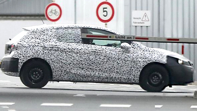 тестовый прототип Opel Astra