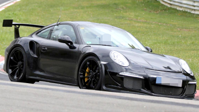 шпионская фотография Porsche 911 GT3 RS