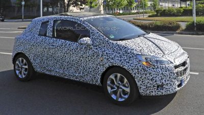 тестовый прототип Opel Corsa