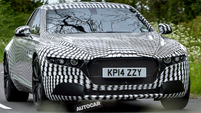 тестовый прототип нового седана Aston Martin