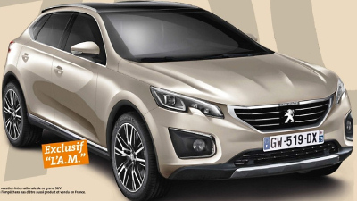 предполагаемая внешность Peugeot 7008 