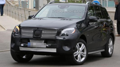 тестовый прототип Mercedes-Benz M-Class 