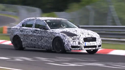 тестовый прототип Jaguar XE 