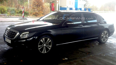 шпионская фотография Mercedes-Benz S-Class Maybach шпионская фотография Mercedes-Benz S-Class Maybach