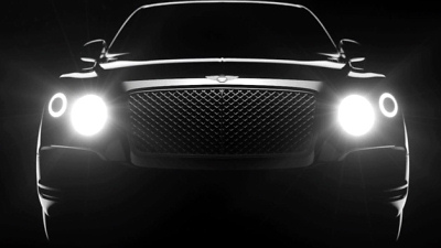 новый тизер кроссовера Bentley