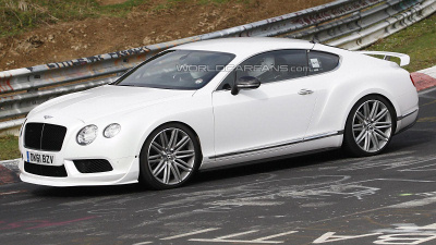 тестовый прототип «заряженной» версии Bentley Continental GT