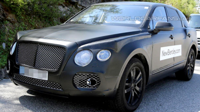 тестовый прототип кроссовера Bentley