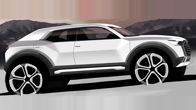 эскиз Audi Q1 