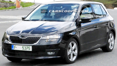 Skoda Fabia в камуфляже