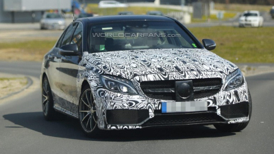 тестовый прототип Mercedes-Benz C 63 AMG 