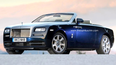 предполагаемая внешность Rolls-Royce Wraith Drophead Coupe