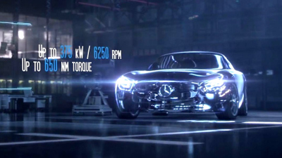 тизер Mercedes-AMG GT 
