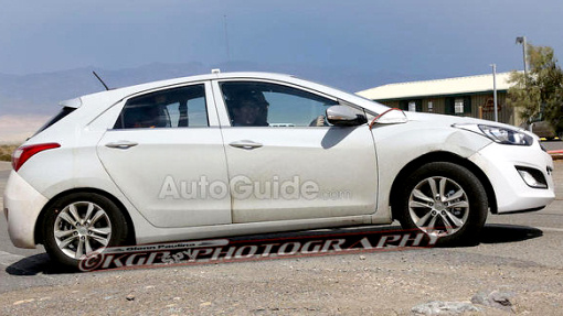 тестовый мул нового гибрида Hyundai