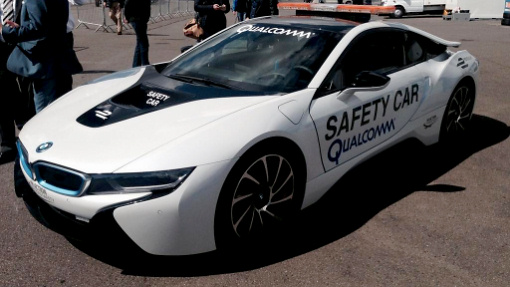 BMW i8  в роли сейф-кара «Формулы-Е»