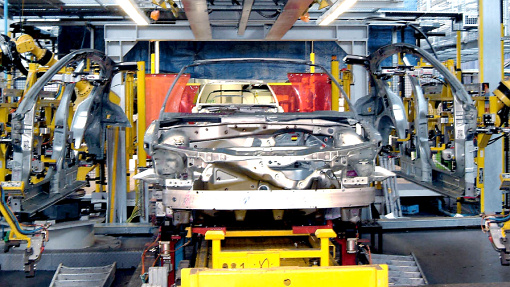 Конвейер предприятия GM