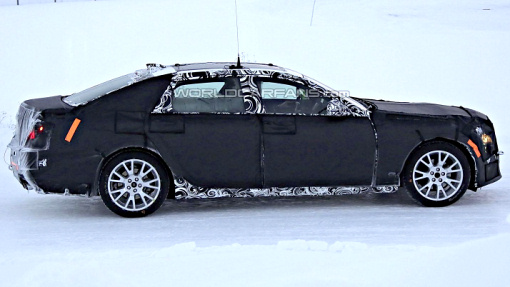 Шпионская фотография тестового прототипа Cadillac LTS Шпионская фотография тестового прототипа Cadillac LTS