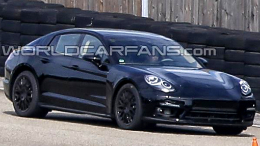 Тестовый прототип Porsche Panamera второго поколения