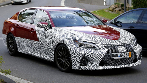 Тестовый прототип Lexus GS F 