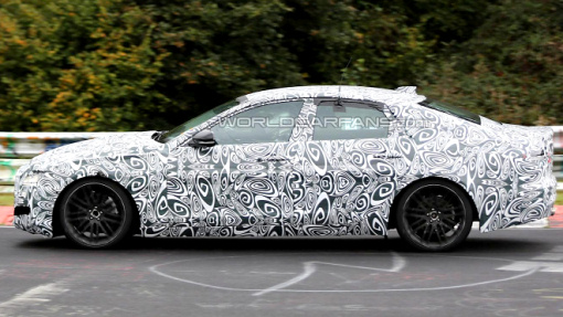Тестовый прототип Jaguar XF 