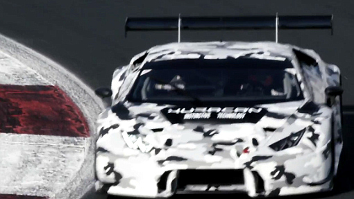 Кадр из видеотизера Lamborghini Huracan GT3