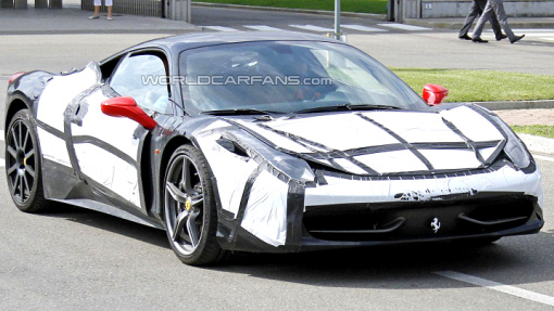 Тестовый прототип Ferrari 458 M 
