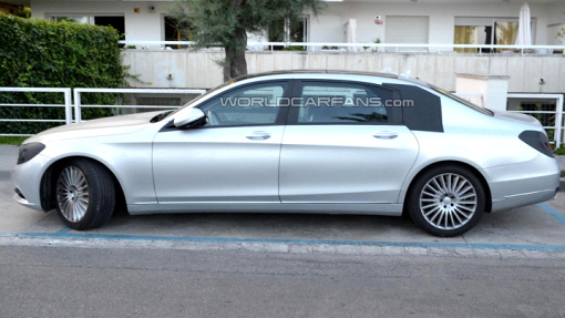 Тестовый прототип Mercedes-Benz S-Class Maybach