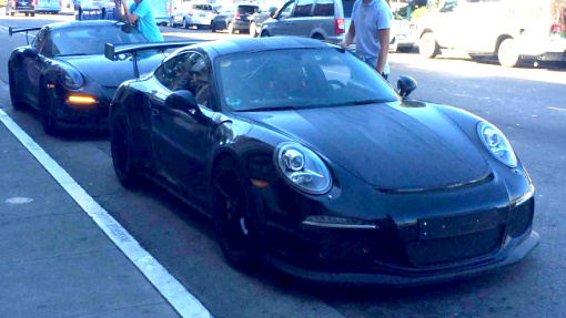 Тестовые прототипы Porsche 911 GT3 RS Тестовые прототипы Porsche 911 GT3 RS