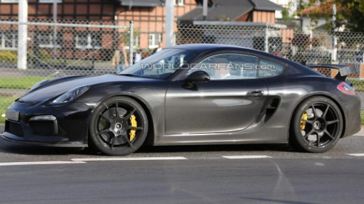 Тестовый прототип Porsche Cayman GT4