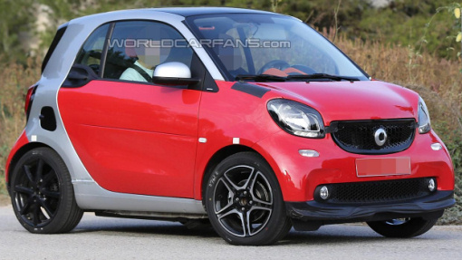 Тестовый прототип Smart ForTwo Brabus 