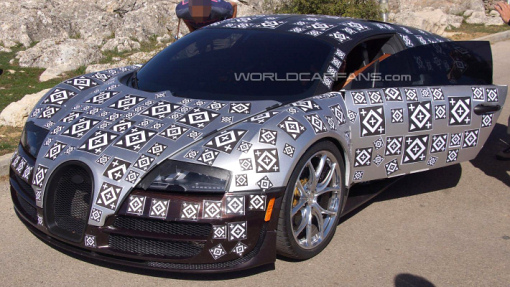 Тестовый мул Bugatti Chiron