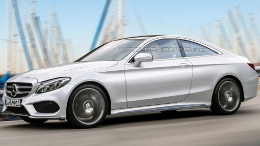 Предполагаемая внешность купе Mercedes-Benz C-Class