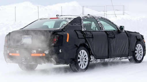 Шпионская фотография прототипа Cadillac CT6 
