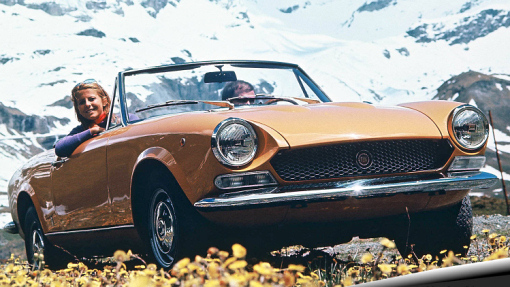 Спортивный кабриолет Fiat 124 Spider 