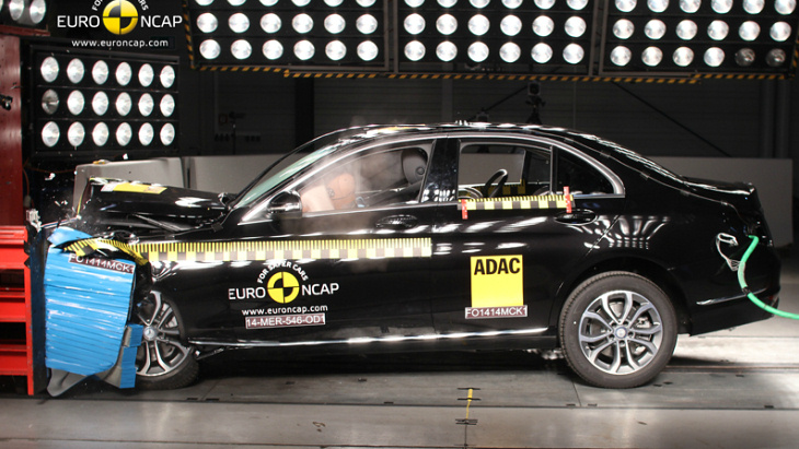 Mercedes-Benz C-Class в краш-тесте Euro NCAP